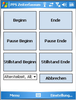  PPS Zeiterfassung Anmeldung