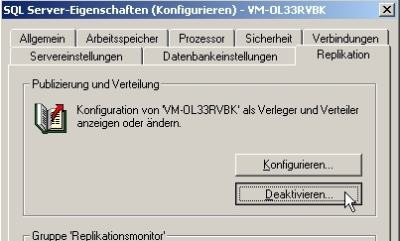 SQL Servereigenschaften