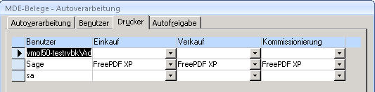  MDE Belege Autoverarbeitung Drucker