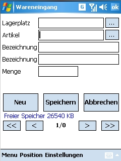  Erfassung Artikel