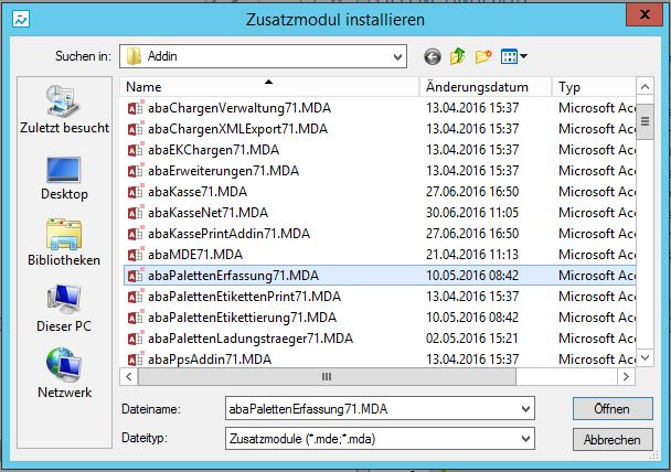  Zusatzmodule installieren